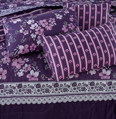 ARCADIAN BLUE  SUMMER KING COMFORTER SET – 7 PCS #NS-020
