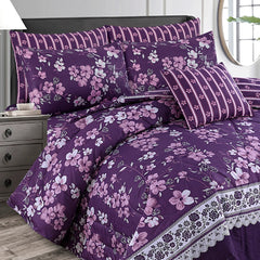 ARCADIAN BLUE  SUMMER KING COMFORTER SET – 7 PCS #NS-020