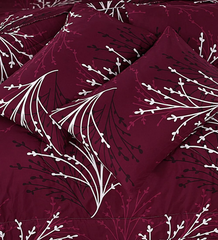 RED ASH SUMMER KING COMFORTER SET – 7 PCS #NS#44