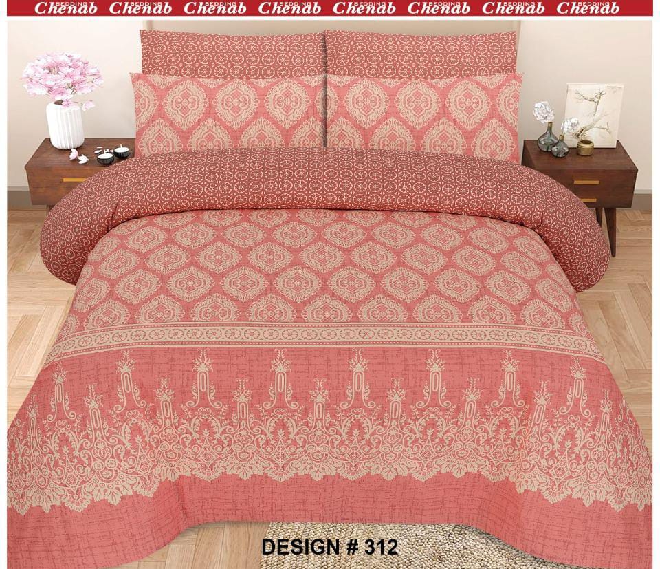 100% Pure Cotton King Size Bedsheet NB#002