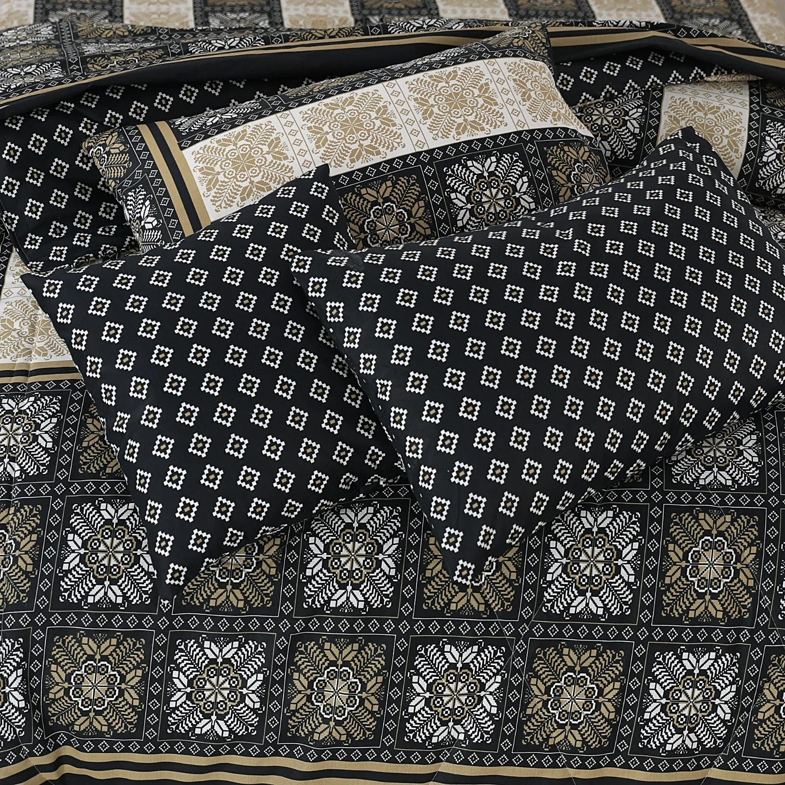 ZEN LODGE  SUMMER KING COMFORTER SET – 7 PCS/=NS058